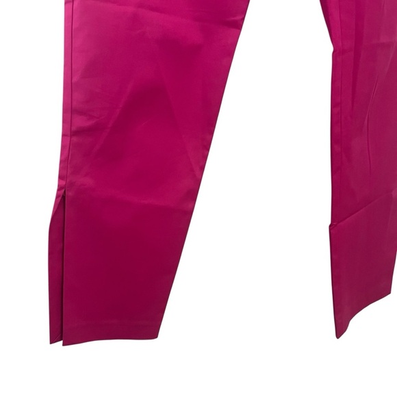 PINKO Fuschia Pink Pants Trousers Crop Capri Ankle Slits US 6 $458 Excellent - Picture 4 of 9